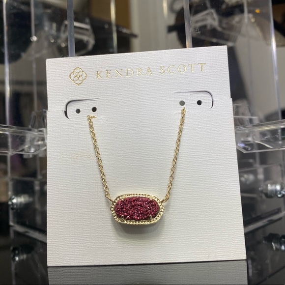 NEW Kendra Scott Elisa Necklace in Raspberry - Picture 8 of 8